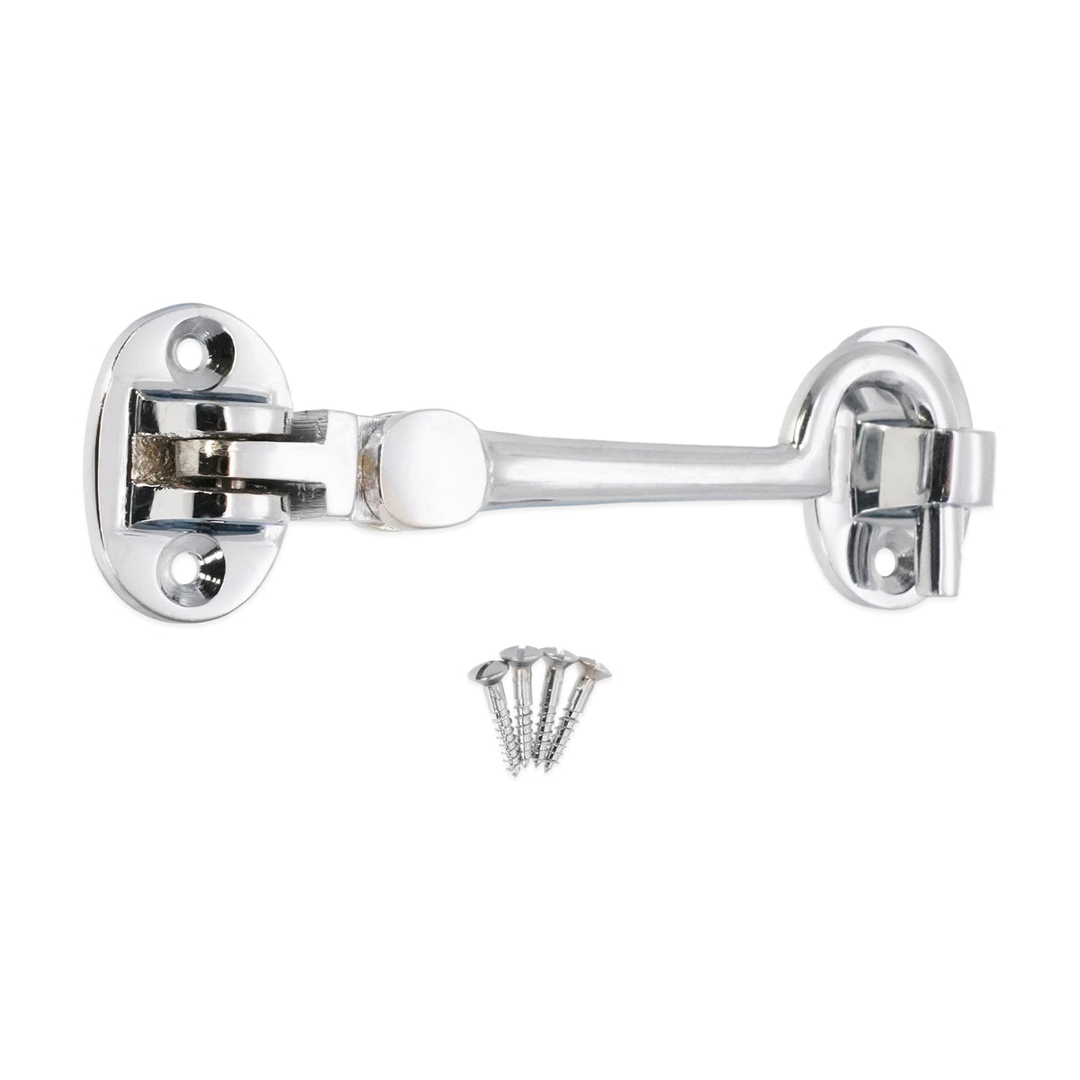 Silent Cabin Hook 4" - 100mm Polished Chrome