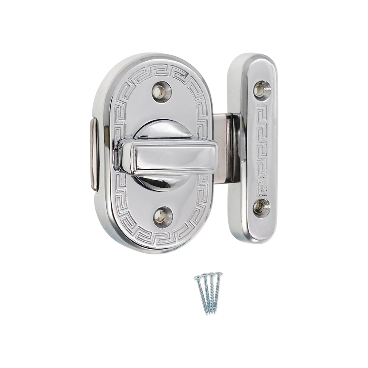 Delta Bathroom Latch Big Polished Chrome