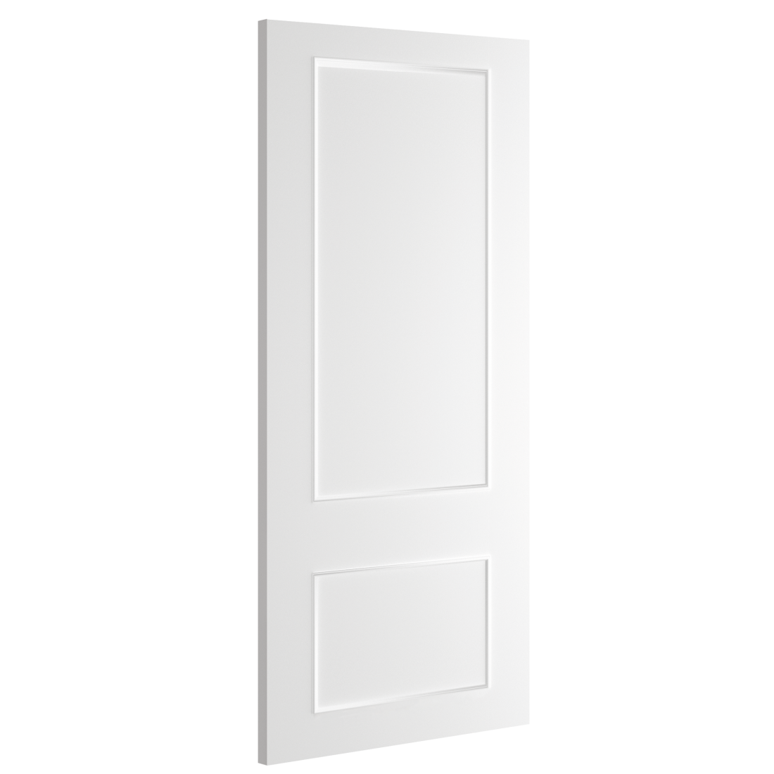 Sandringham White Primed Internal Door life 3D