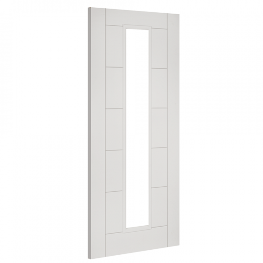 Seville White Primed Glazed 1 Lite 3D