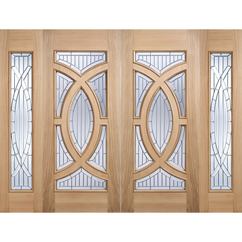 Sidelight 1L Majestic Unfinished Oak External Door