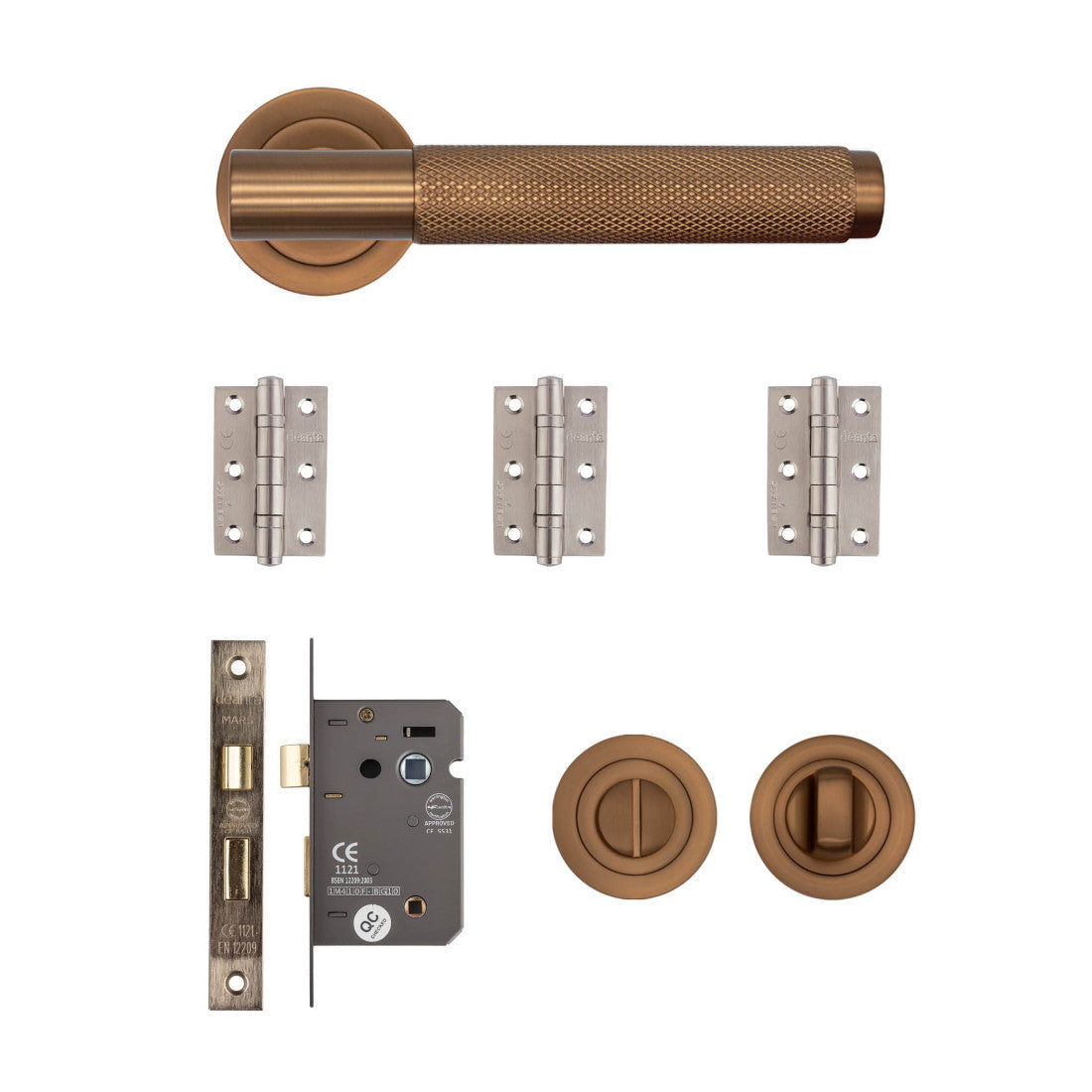 Sparta Bathroom Kit Dark Rose Gold 2