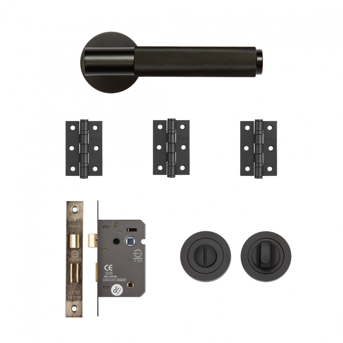Sparta Bathroom Kit Matt Black Finish 2