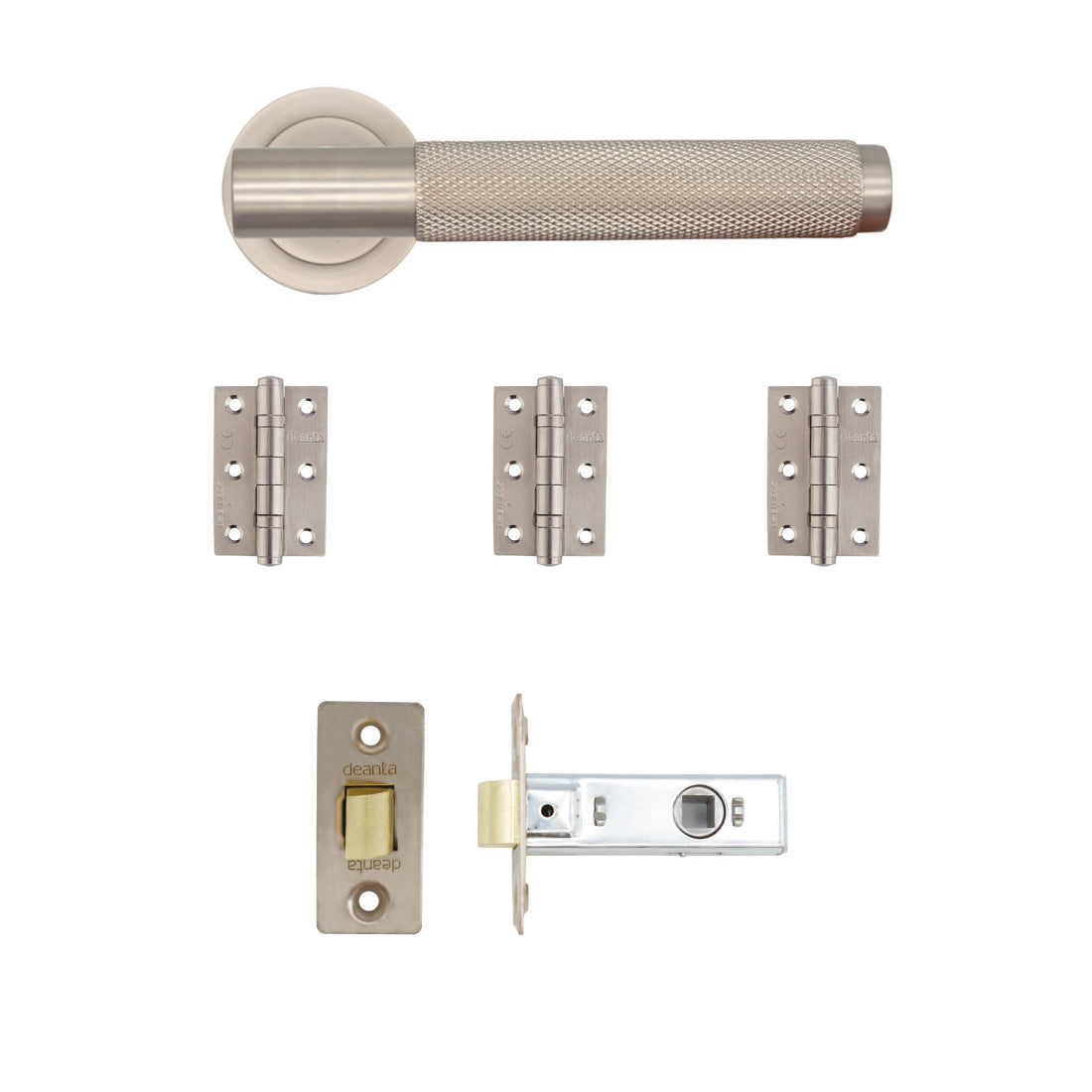 Sparta Latch Kit Satin Nickel 2