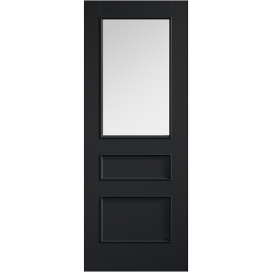 Toledo Glazed Pre-finished Charcoal Black