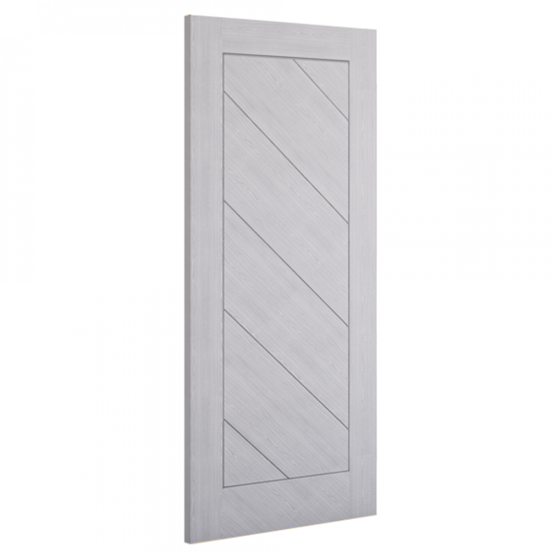 Torino Light Grey Ash FSC Internal Door 3D
