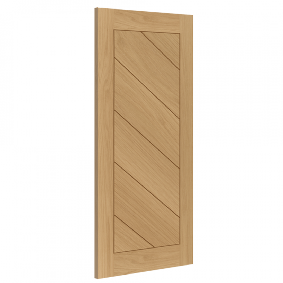 Torino Prefinished Oak internal door Deanta 3d