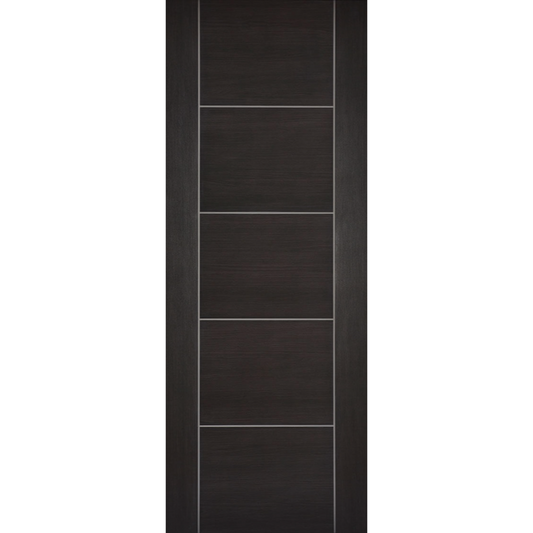 Vancouver Laminate Pre-finished Dark Grey Laminate Fire Door