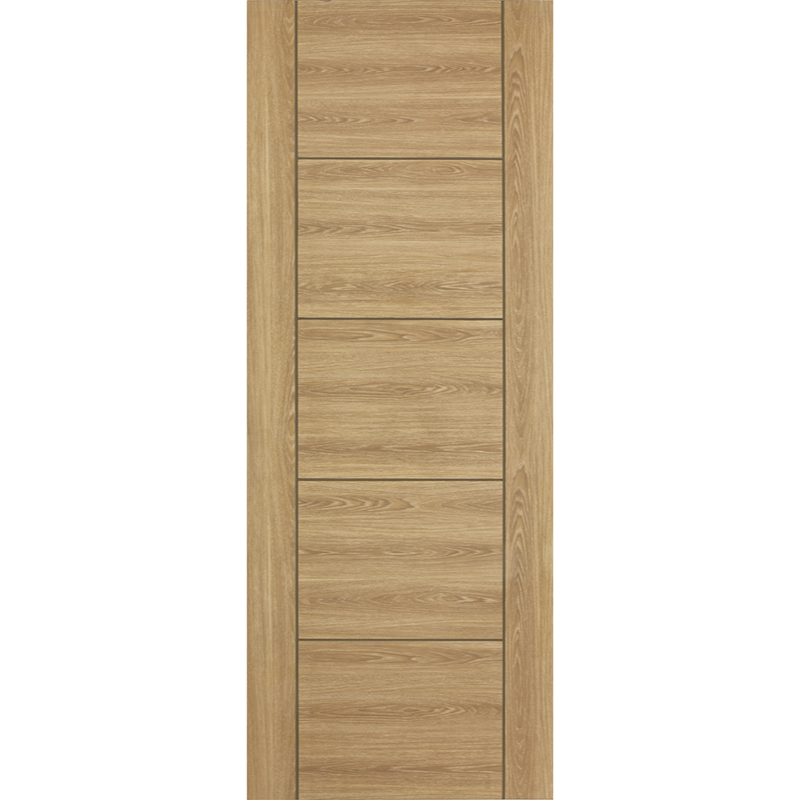 Vancouver Laminated Pre-finished Laminate Oak Fire Door