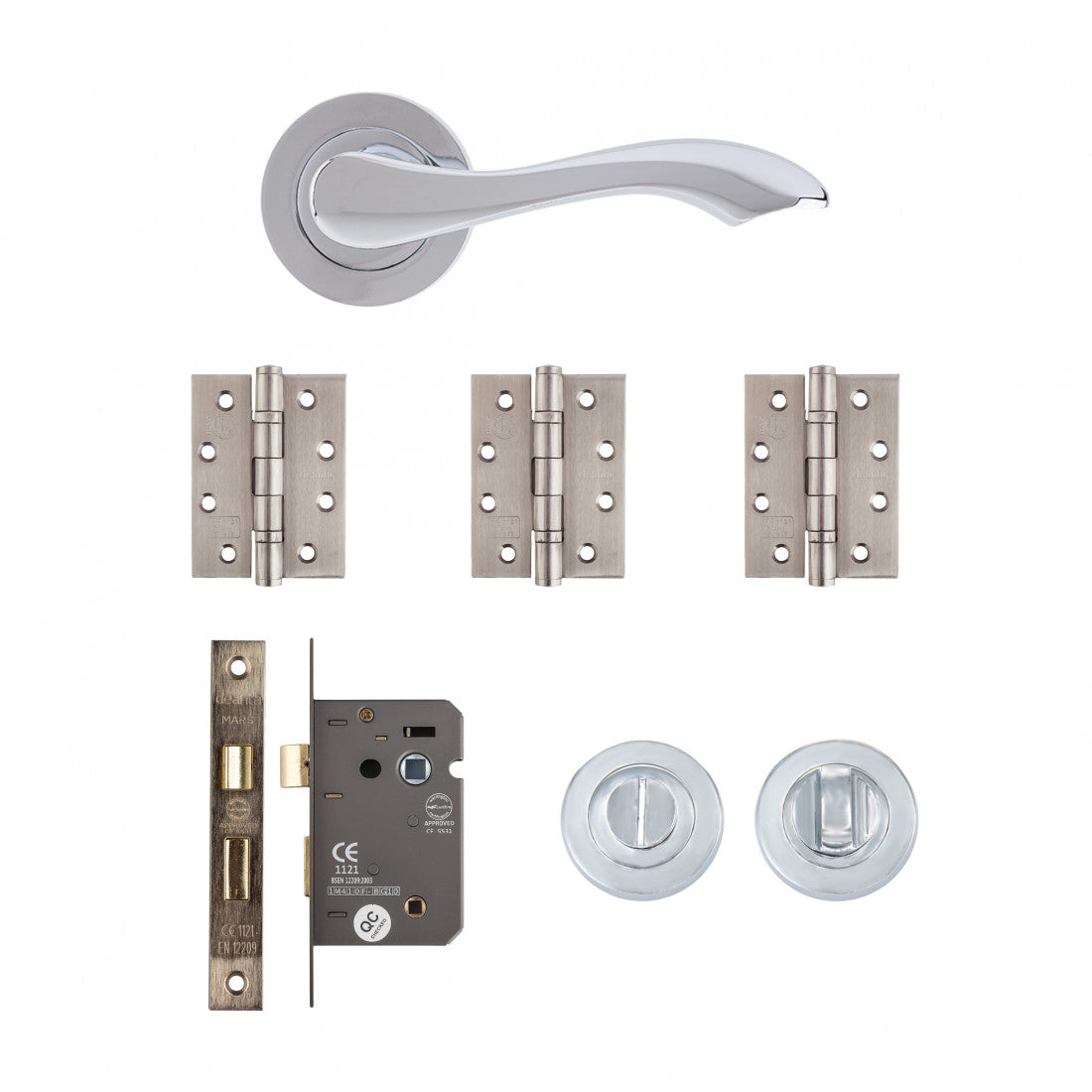 Veritas Bathroom Kit Polished Chrome Finish