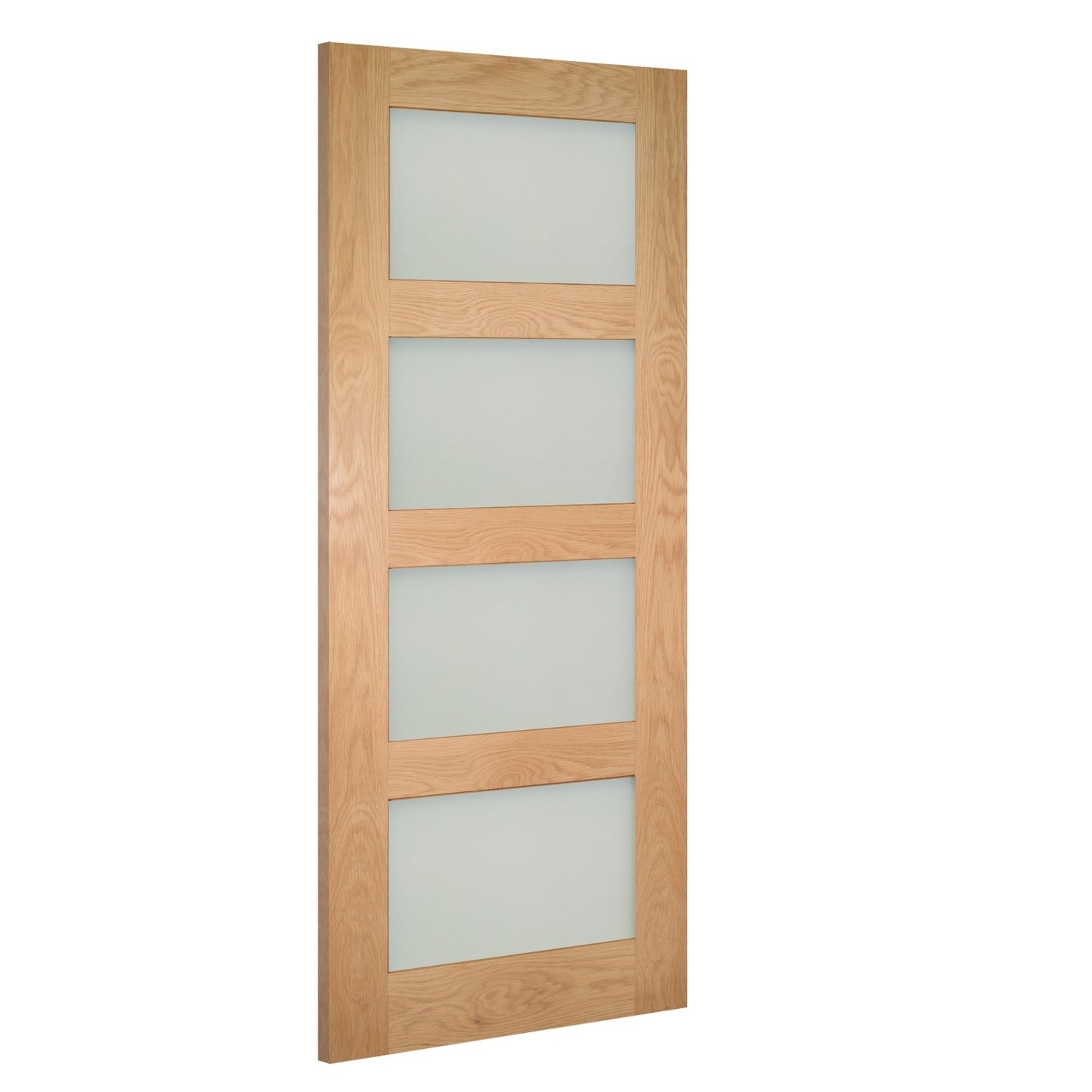 Coventry Unfinished Oak Obscure Glaze Internal Door