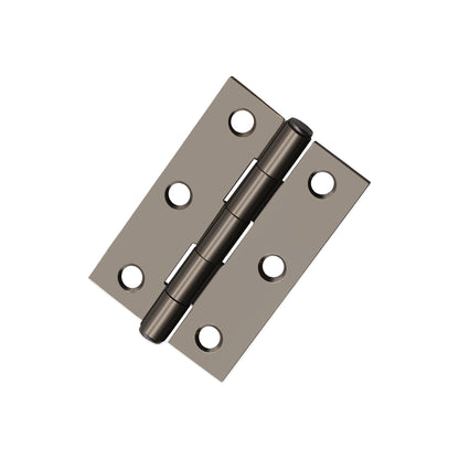 NON CE Mild Steel Butt Hinges - Black Nickel