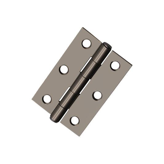 NON CE Mild Steel Butt Hinges - Black Nickel