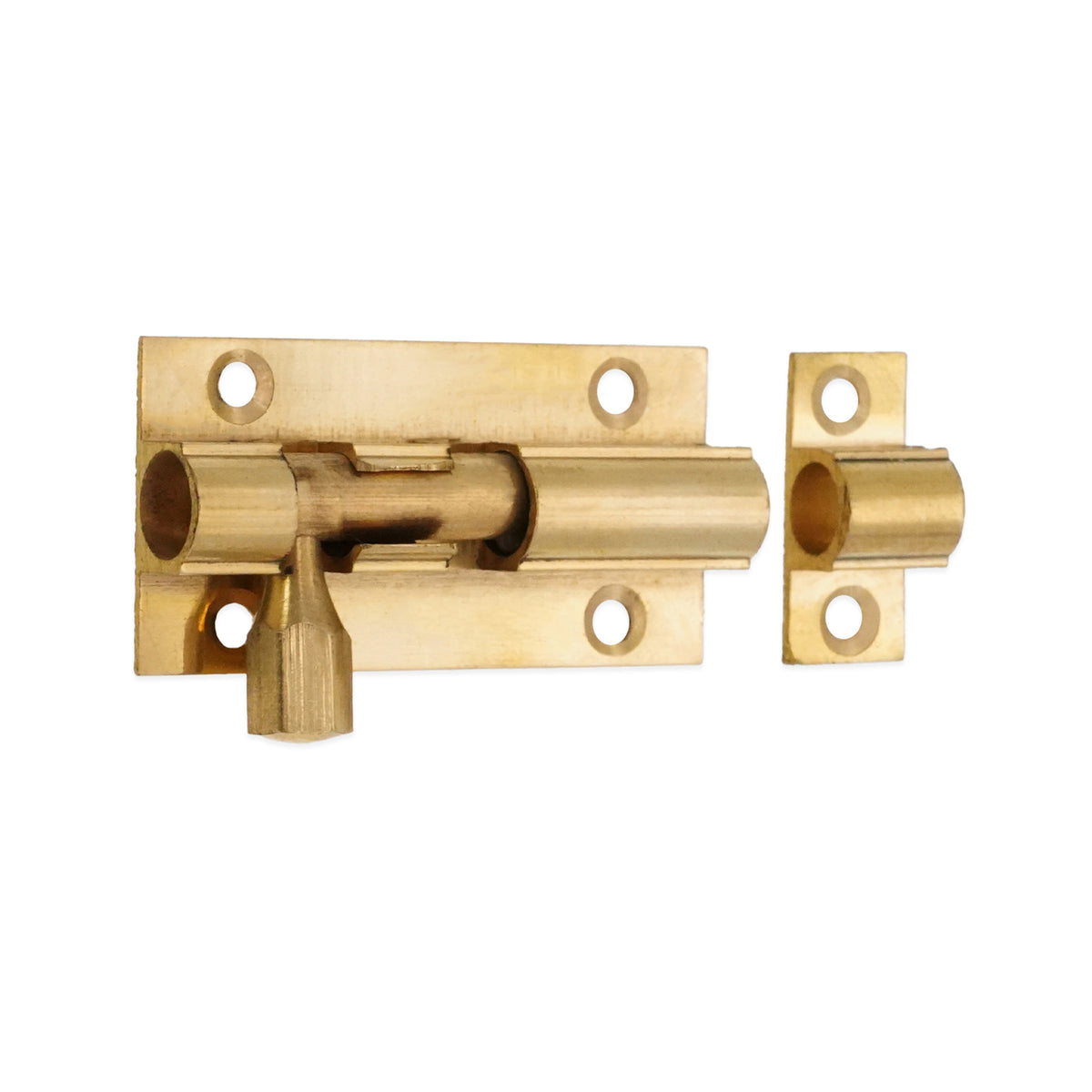 Brass Barrel Bolt 50mm Polished Brass