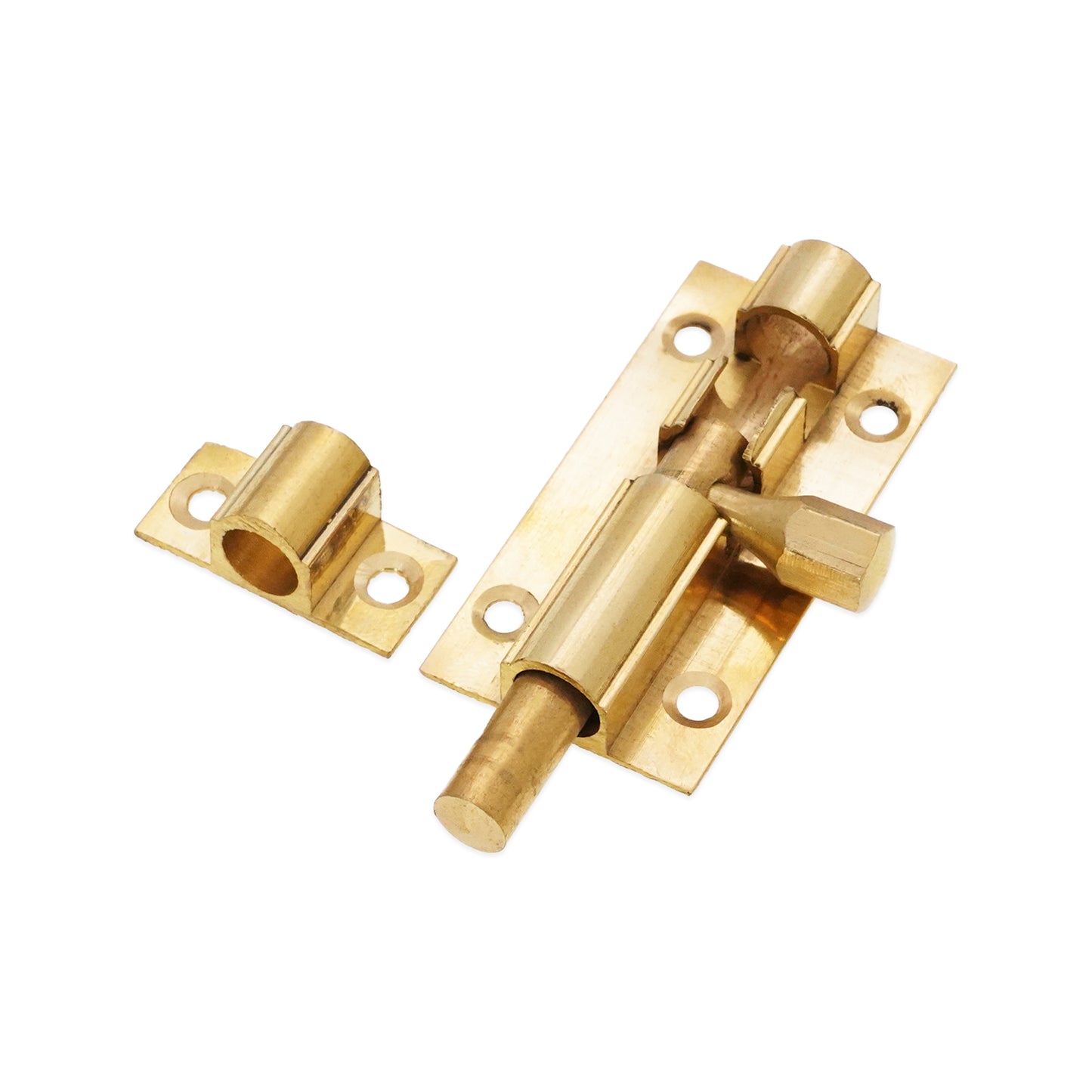 Brass Barrel Bolt 50mm Polished Brass