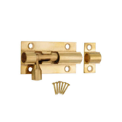 Brass Barrel Bolt 50mm Polished Brass