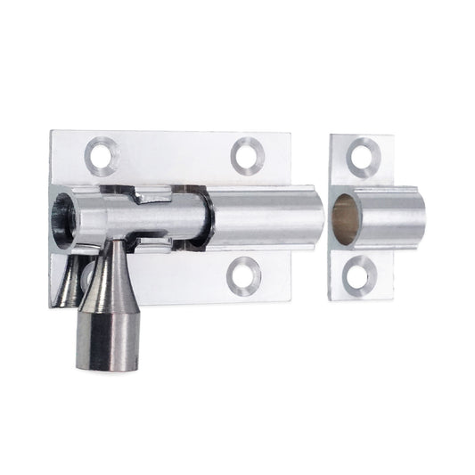 Brass Barrel Bolt 38mm Polished Chrome