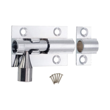 Brass Barrel Bolt 38mm Polished Chrome