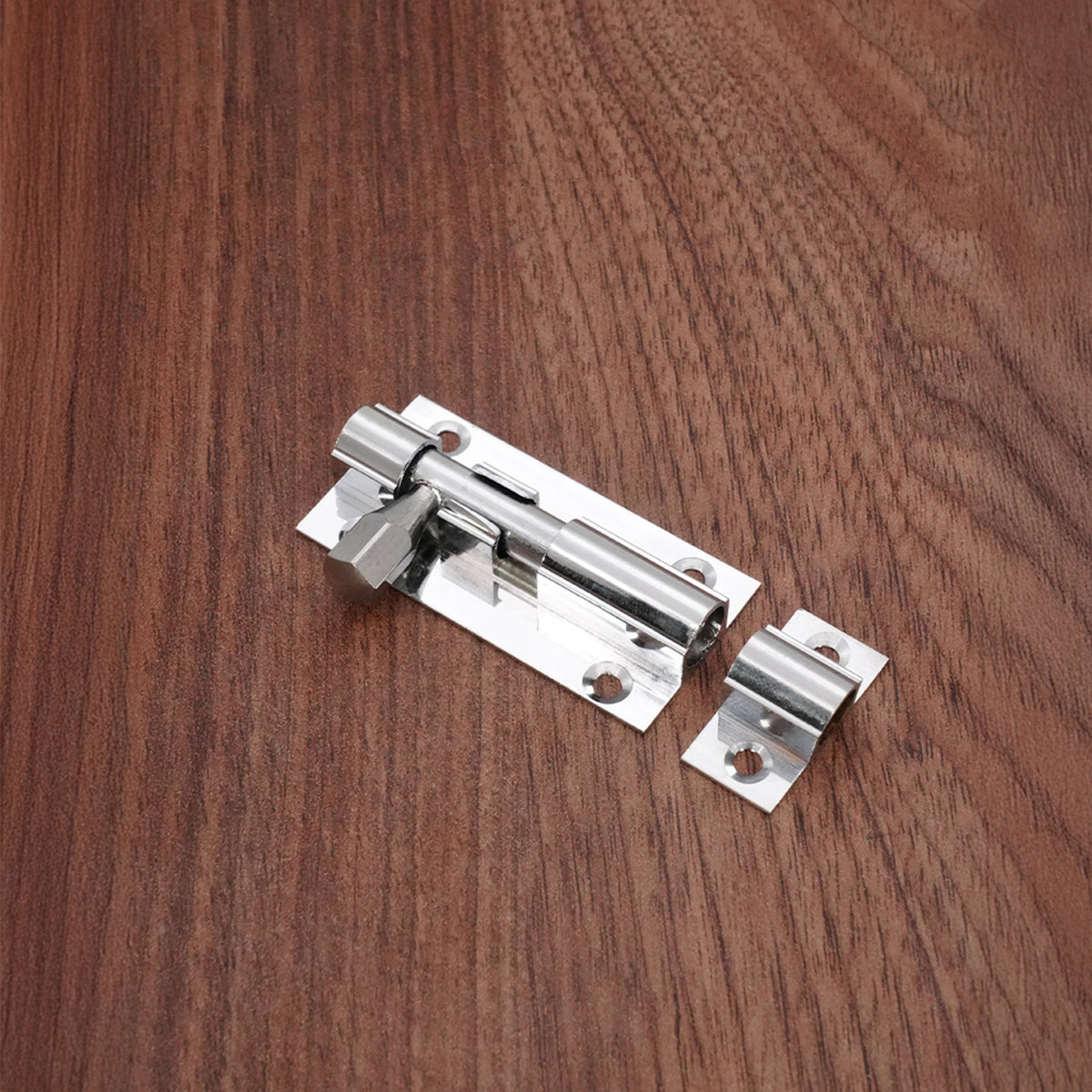 Brass Barrel Bolt 50mm Polished Chrome