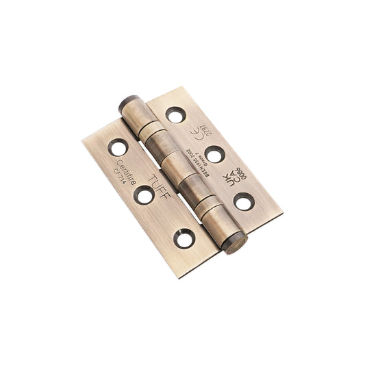 CE7 Mild Steel BB Butt Hinge - Aged Brass