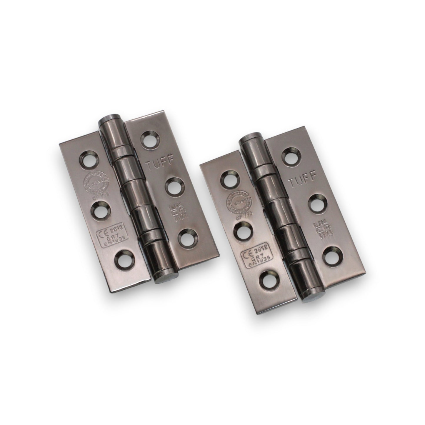 CE7 Mild Steel BB Butt Hinge - Black Nickel