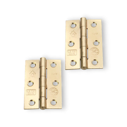 CE7 Mild Steel BB Butt Hinge - Electro Brass