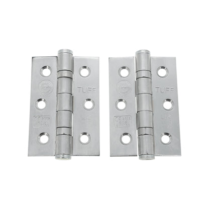 CE7 Mild Steel BB Butt Hinge - Satin Chrome