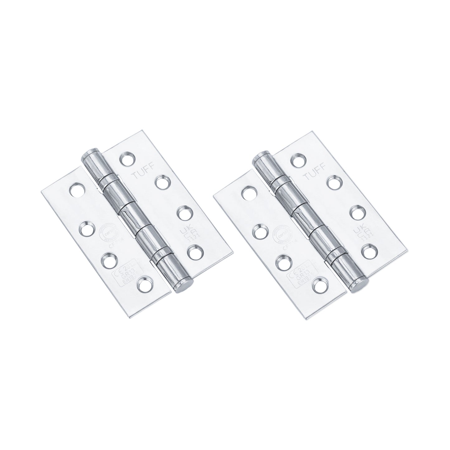 CE13 Stainless Steel BB Hinge - Polished Chrome