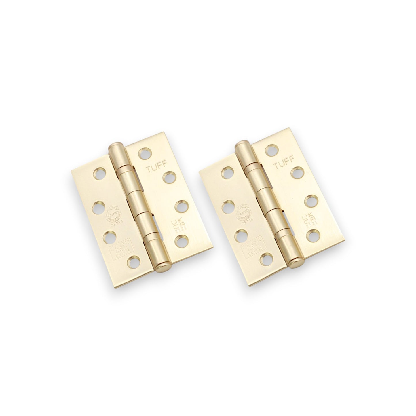 CE11 Mild Steel BB Butt Hinge - Satin Brass