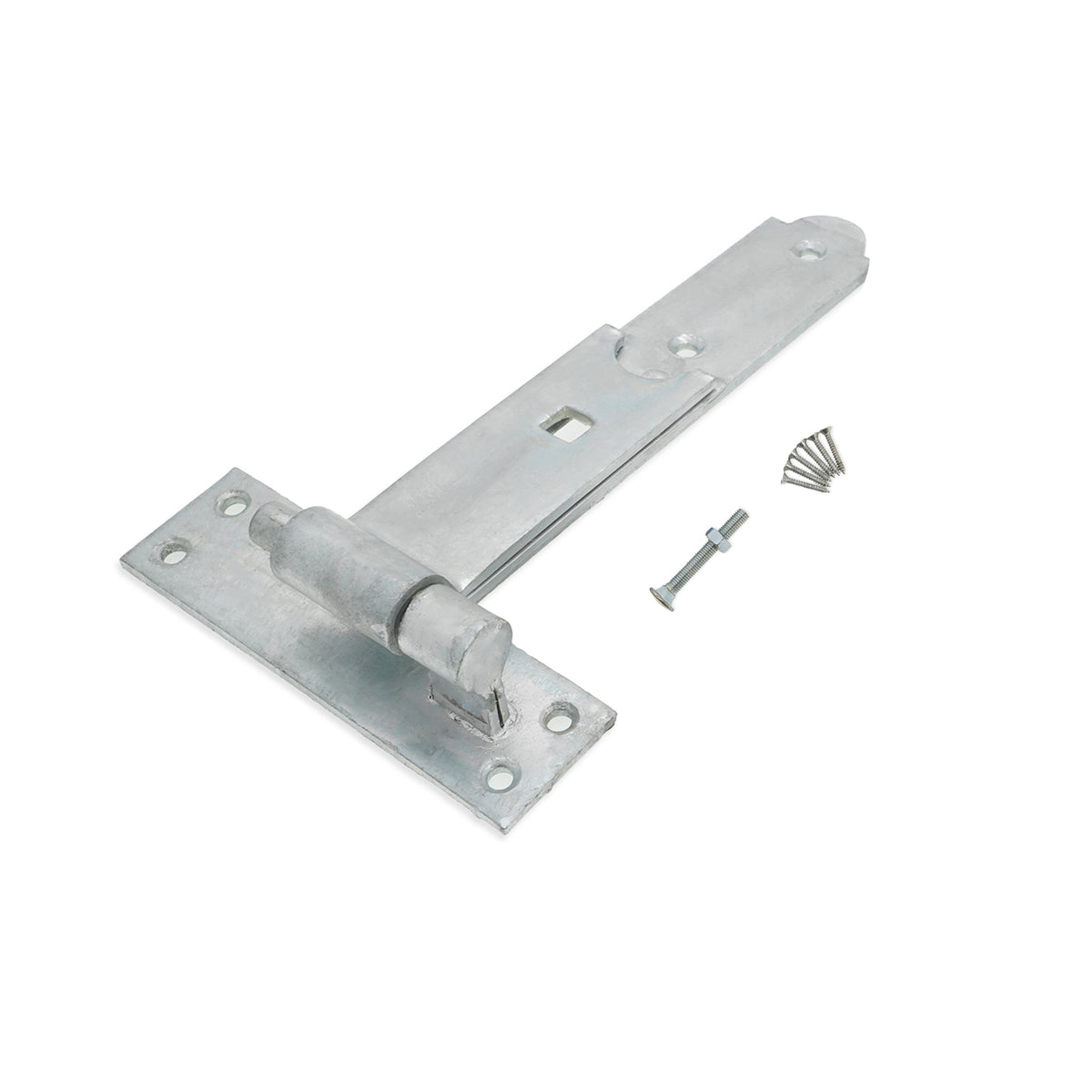 Hook and Band Hinge - Straight 8" - 200mm Galvanised