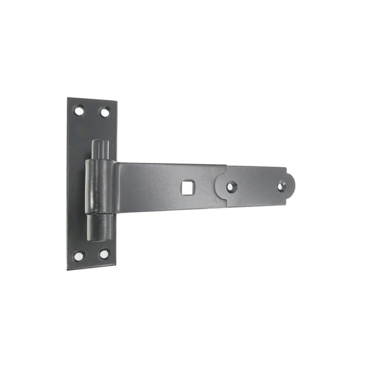 Hook and Band Hinge - Straight 8" - 200mm Black