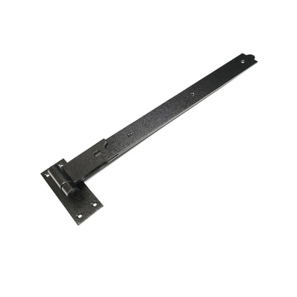 Hook and Band Hinge - Straight 24" - 600mm Black