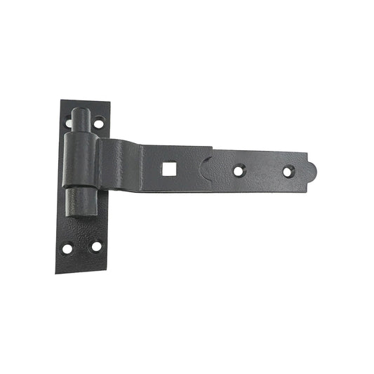 Hook and Band Hinge - Cranked 8" - 200mm Black