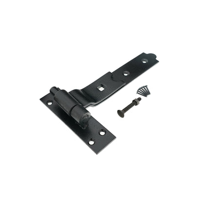 Hook and Band Hinge - Cranked 8" - 200mm Black