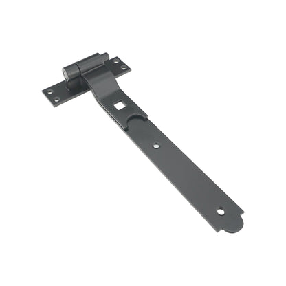 Hook and Band Hinge - Cranked 12" - 300mm Black