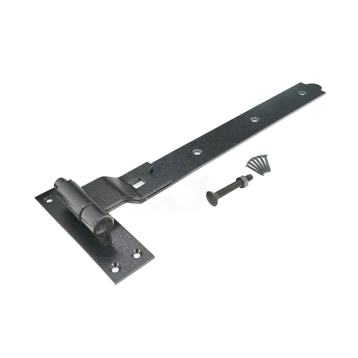 Hook and Band Hinge - Cranked 18" - 450mm Black
