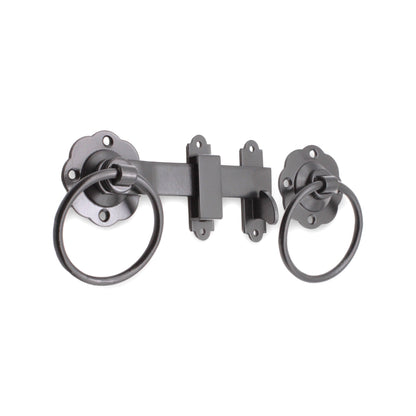 Ring Gate Latch - Plain Black