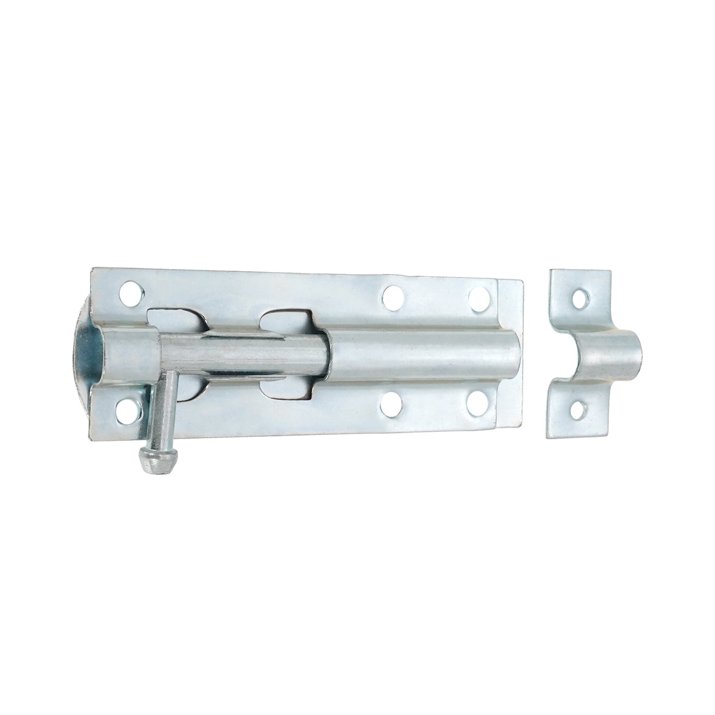 Iron Barrel Bolt - Straight 3" Zinc