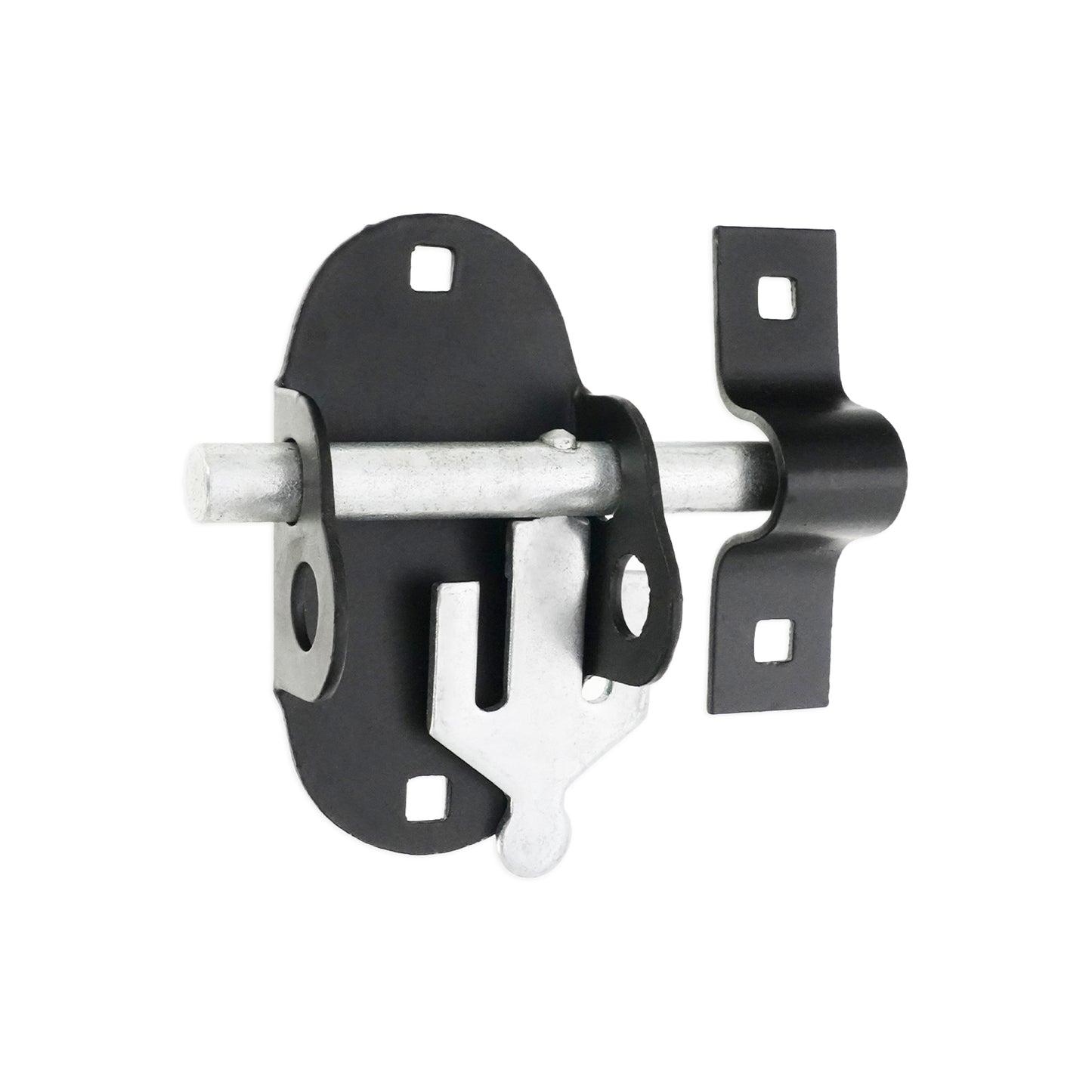 Iron Oval Pad Bolt Black