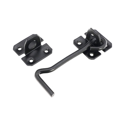 Iron cabin Hook Black 4" - 100mm
