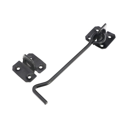Iron cabin Hook Black 6" - 150mm
