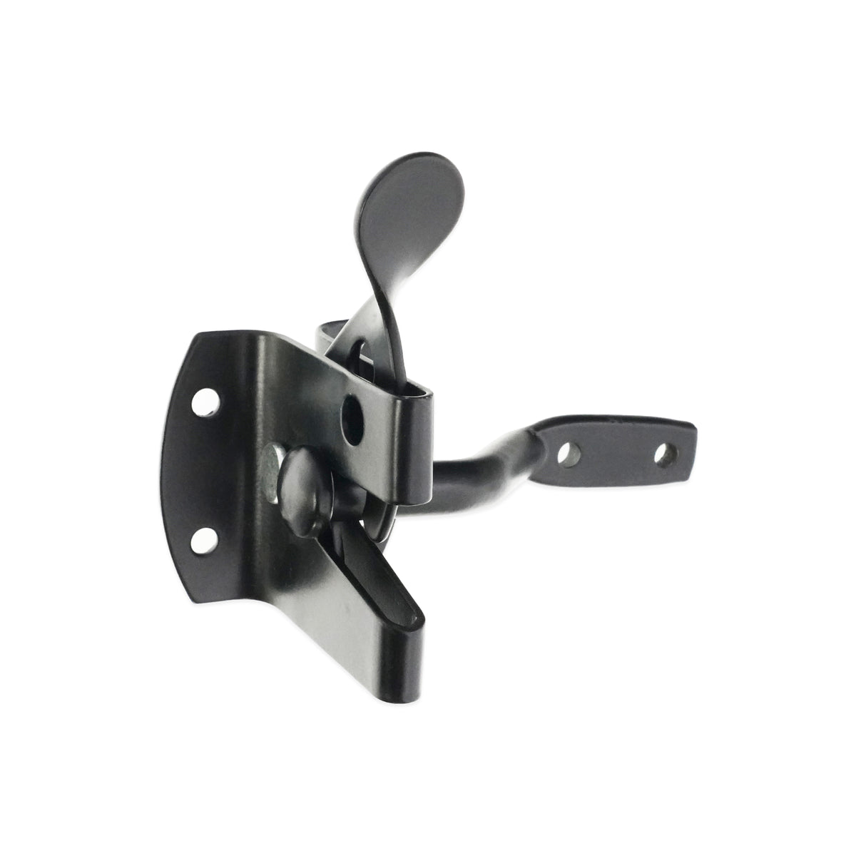 Iron Auto Gate Latch Black