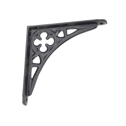 Victorian Gothic Shelf Bracket Black (Sold in Pairs)