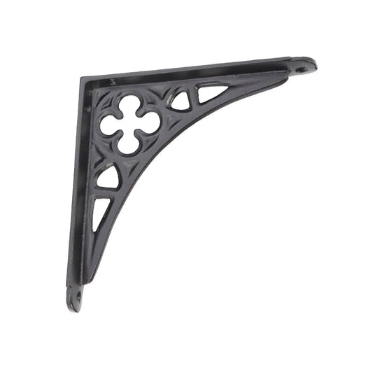 Victorian Gothic Shelf Bracket Black (Sold in Pairs)