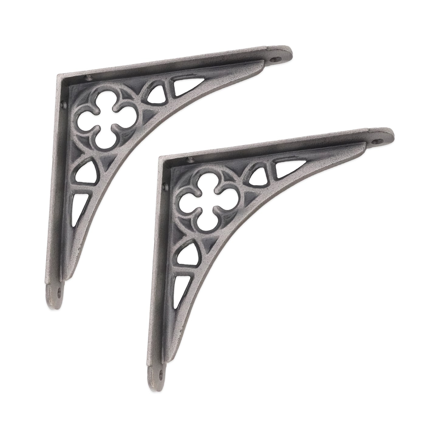 Victorian Gothic Shelf Bracket Pewter (Sold in Pairs)