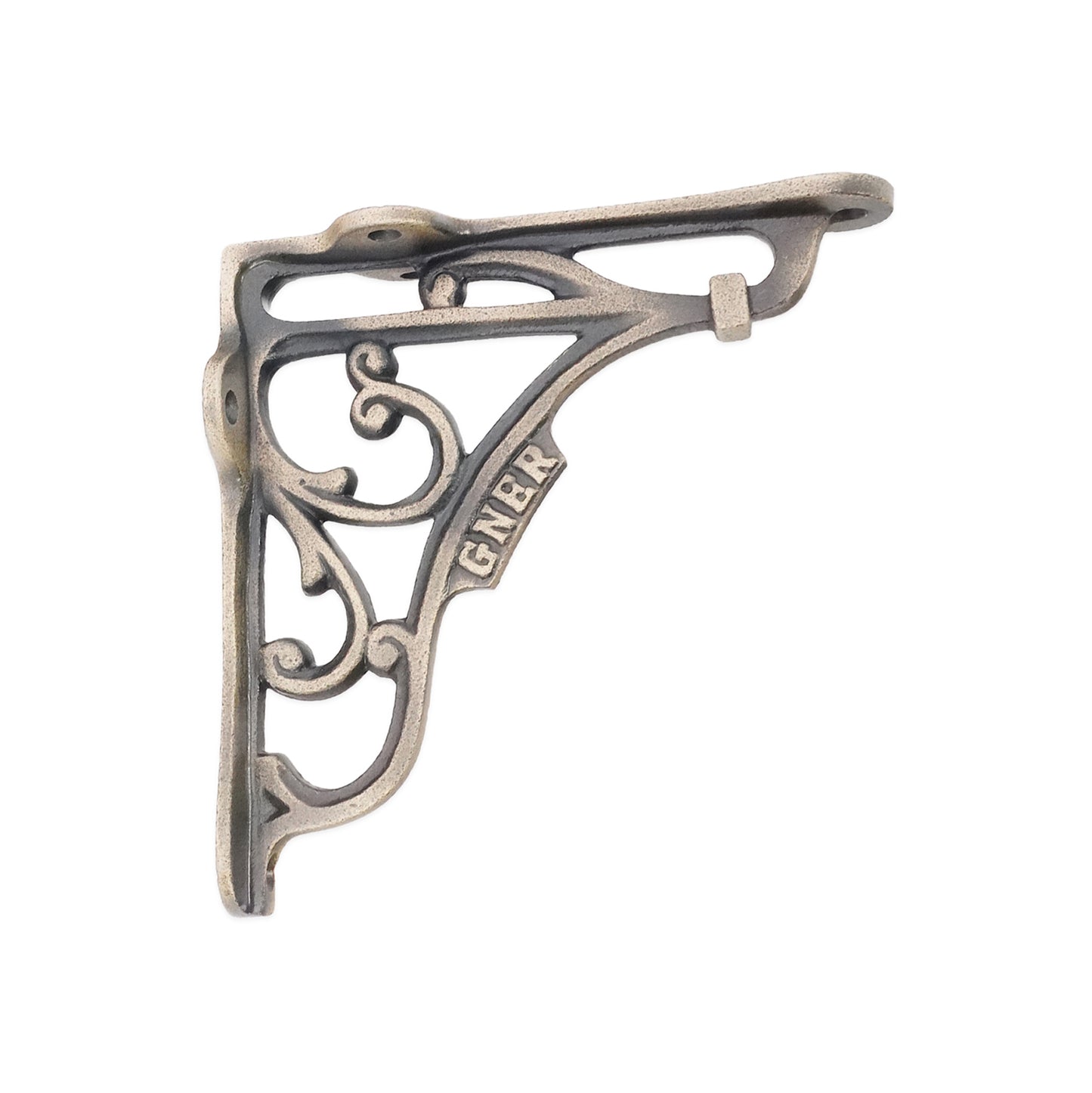 GNER Shelf Bracket Matt Antique 125x125mm (Sold in Pairs)