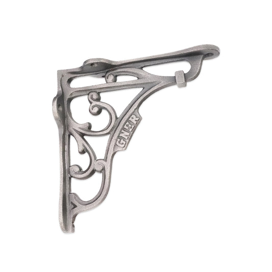 GNER Shelf Bracket Pewter 125x125mm (Sold in Pairs)