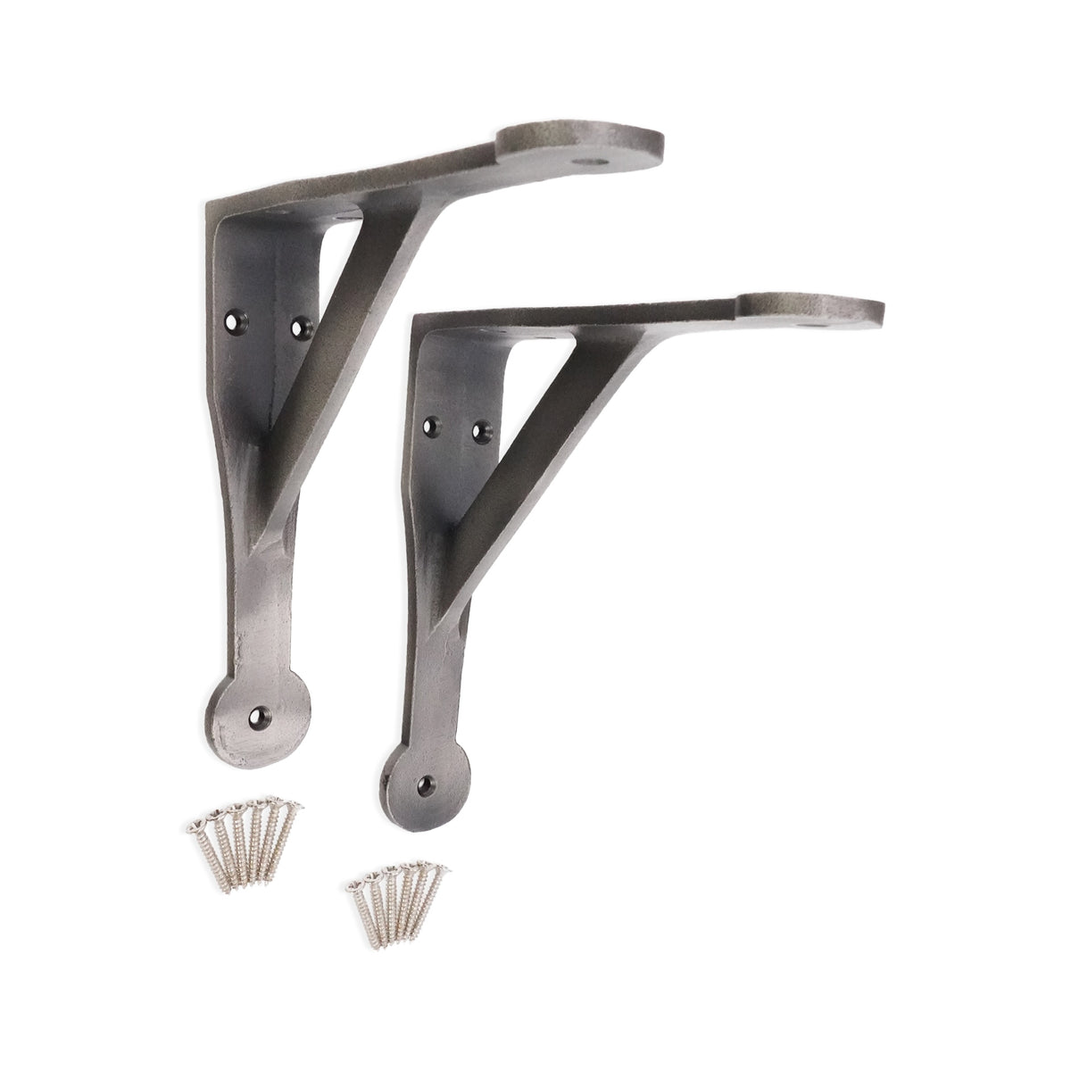 Penny Gallow Shelf Bracket Pewter (Sold in Pairs)