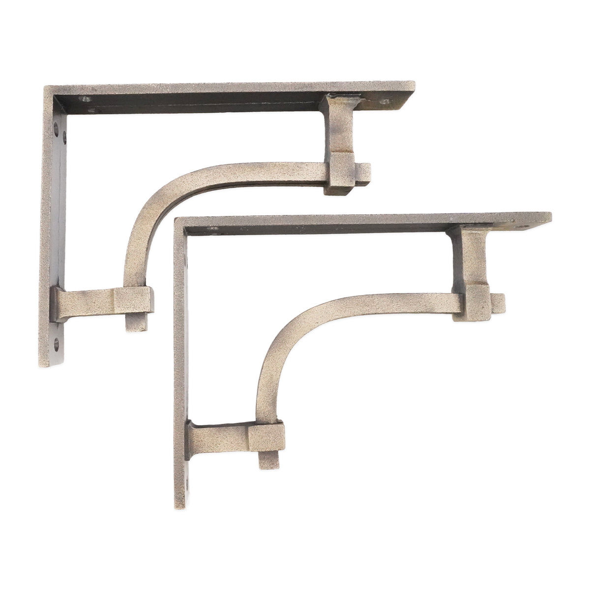 Industrial Shelf Bracket Matt Antique (Sold in Pairs)