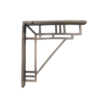 Art Deco Shelf Bracket Matt Antique (Sold in Pairs)